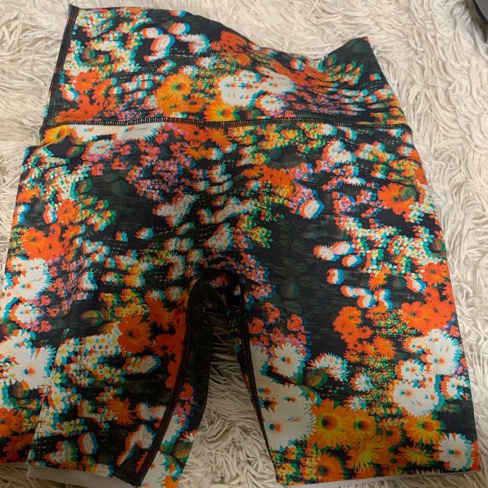 Aerie Floral Athletic Shorts - Multicolor
